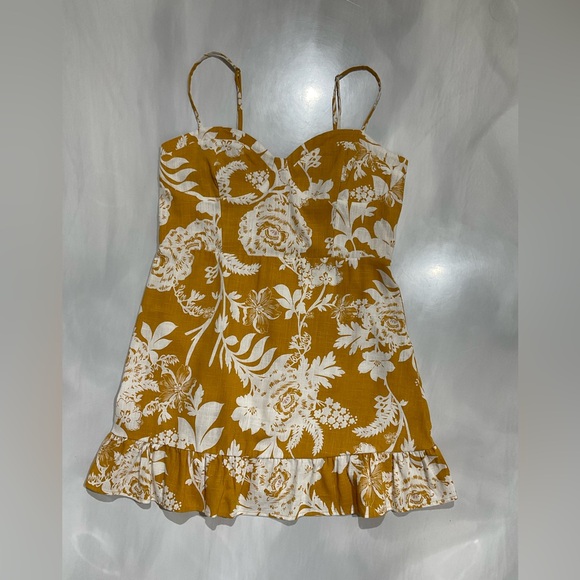 Wild Fable Women’s Size Large Sun Dress with Spaghetti Straps (Target) Linen - Picture 3 of 13